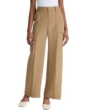 Vince Mid Rise Utility Barrel Pant - Natural