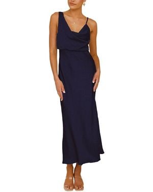 CAMILA BLANCO Maxi Dress - Blue