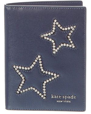 Kate Spade Starlight Patent Passport - Blue