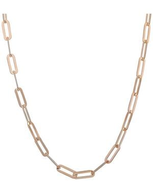 Italian Silver Necklace - Metallic