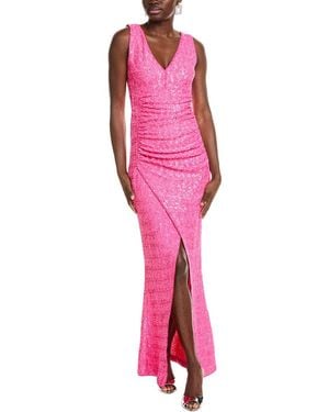 La Petite Robe Di Chiara Boni Cho Sequin Gown - Pink