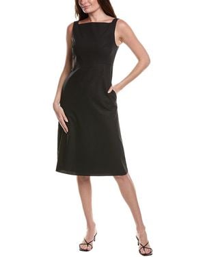 Theory Square Back Dress - Black