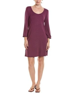 Tommy Bahama Darcy 3/4 Sleeve Short Dress - Purple