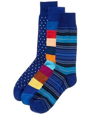 Paul Smith 3Pk Socks - Blue