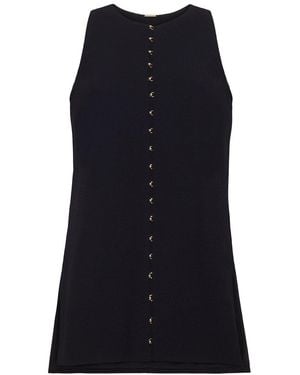 Adam Lippes Nazra Wool Tunic - Blue