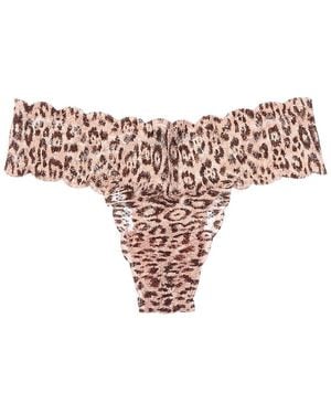 Cosabella Never Say Never Printed Cutie Thong - White