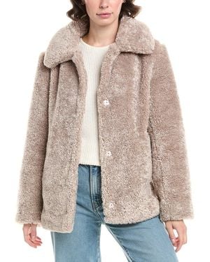 Sam Edelman Butter Teddy Jacket - Natural