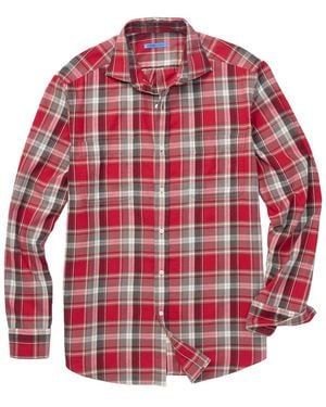 J.McLaughlin Dobson Woven Shirt - Red