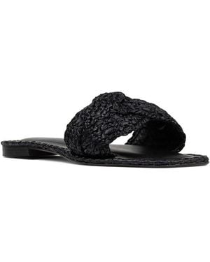 Donald J Pliner Ema Leather Sandal - Black