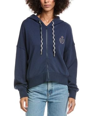 The Upside Cascade Jude Crop Hoodie - Blue