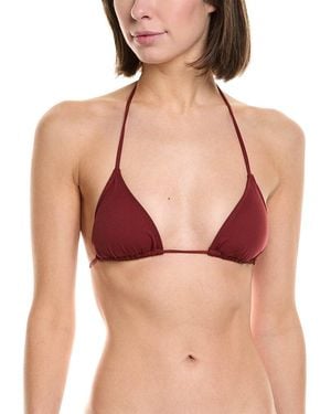 A.L.C. A..C Devin Triangle Bikini Top - Black