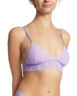 Hanky Panky Signature Lace Padded Bralette - Purple