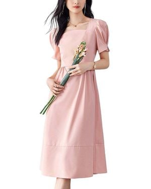 OUNIXUE Dress - Pink