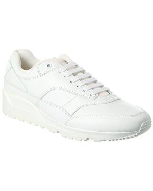 Saint Laurent Bump Leather Trainer - White