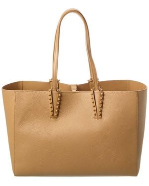 Christian Louboutin Cabata Small Leather Tote - Natural