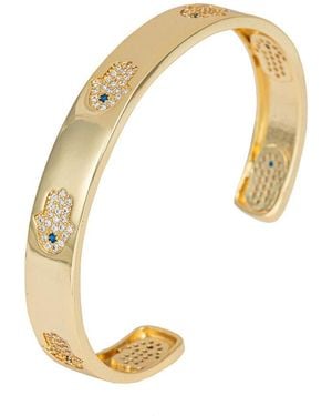 Eye Candy LA Luxe Cz Anna Cuff Bracelet - Metallic