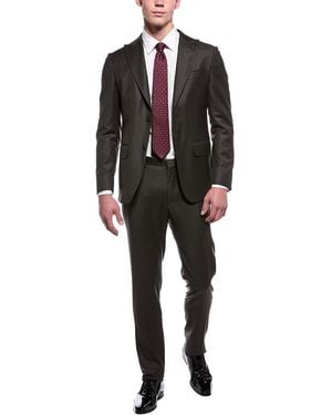 Corneliani 2Pc Wool Suit - Black