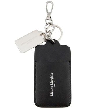 Maison Margiela Stitch Keyring Card Holder (Authentic Pre-Loved) - White