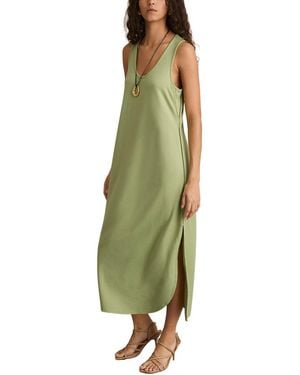 Reiss Peyton Relaxed Jersey Dress - Green