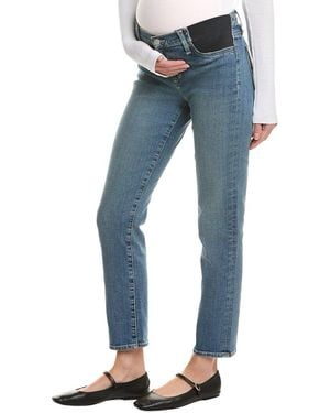 Joe's Jeans Maternity The Lara Lockdown Mid-Rise Cigarette Ankle Jean - Blue