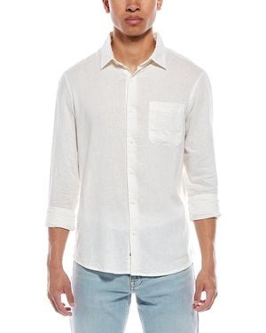 Mr. Swim Mr. Swim Linen-Blend Shirt - White