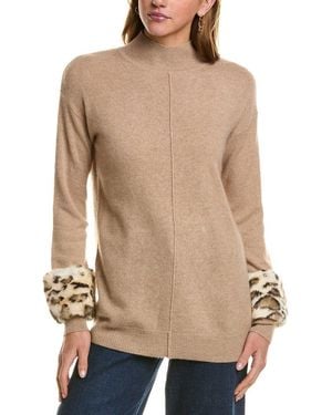 Kier + J Kier + J Turtleneck Cashmere Jumper - Natural