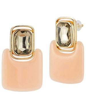 Chloe and Madison Jewelry Plated Earrings - White