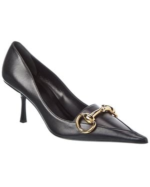 Gucci Boulevard Leather Pump - Metallic