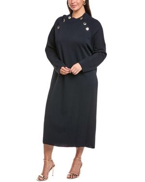Marina Rinaldi Plus Loretta Knitted Dress - Black