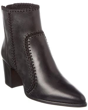 Alexandre Birman Benta Leather Bootie - Black