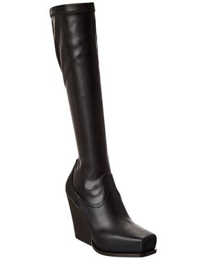 Stella McCartney Cowboy Stretch Knee-High Boot - Black