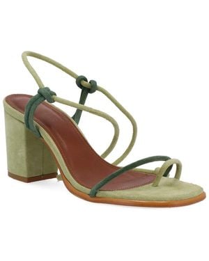 Alohas Grace Leather Sandal - Metallic