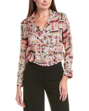 NIC+ZOE Colorweave Shirt - Red