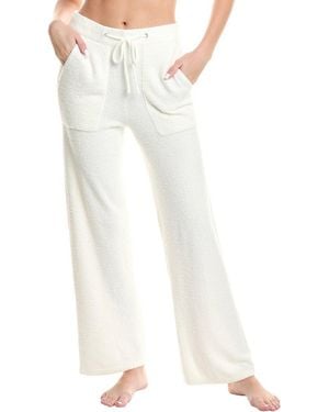 Barefoot Dreams Cozychic Lite Patch Pocket Long Pant - White
