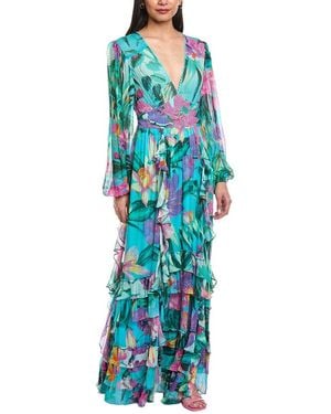 Rococo Sand Maxi Dress - Blue