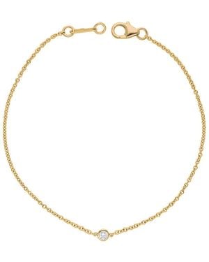 Diana M. Jewels Fine Jewellery 14k Yellow Gold 0.20 Ct. Tw. Diamond Bracelet - Metallic