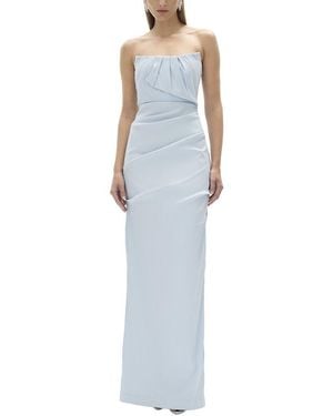 Rachel Gilbert Sienna Fitted Gown - Blue