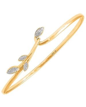 Diamond Select Cuts 0.05 Ct. Tw. Diamond Bangle - Metallic