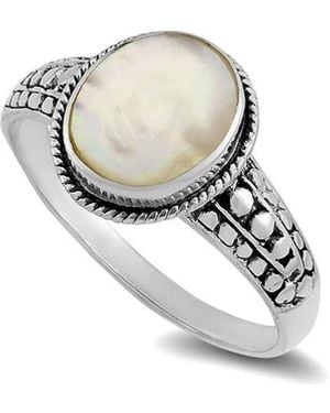 Samuel B. Pearl Ring - White