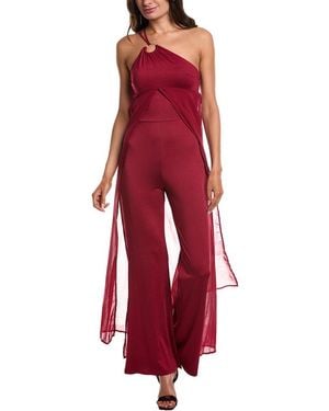 Bebe Maxi Jumpsuit - Red
