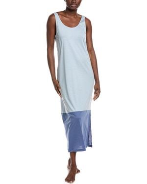 Hanro Laura Tank Gown - Blue