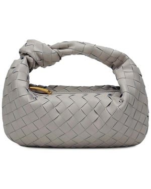 Tiffany & Fred Paris Woven Leather Pouch - White