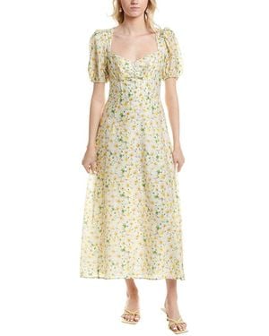 Astr Maxi Dress - Yellow