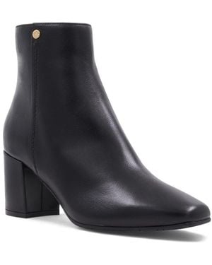 Aquatalia Domani Weatherproof Leather Bootie - Black