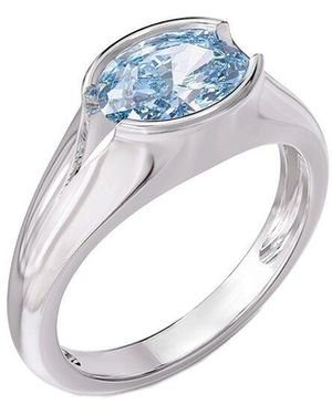 Lab Grown Diamonds 18K Vermeil 1.15 Ct. Tw. Lab-Grown Diamond Solitaire Ring - White