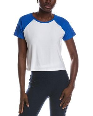 Beyond Yoga Featherweight Colorblock T-shirt - Blue