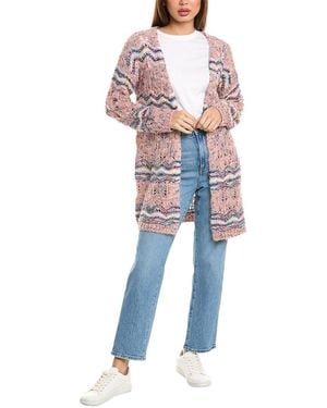 Lisa Todd Wool & Alpaca-Blend Cardigan - Blue