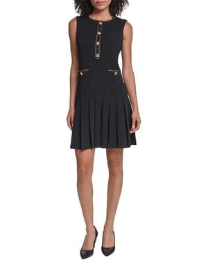KARL LAGERFELD Scuba Dress - Black