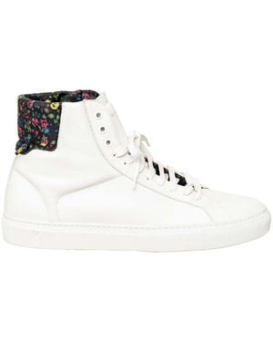Givenchy Leather High-top Sneaker (authentic Pre-loved) - Natural