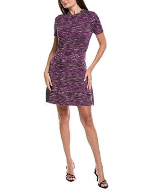 Missoni Space Dye Knit Dress - Purple
